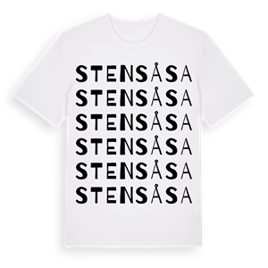 Stensåsa ordlek t-shirt – ekologisk bomull t-shirt från Pinshirt
