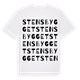 Stensbygget ordlek t-shirt