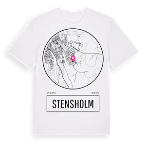 Stensholm t-shirt – ekologisk bomull t-shirt från Pinshirt