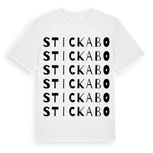 Stickabo ordlek t-shirt – ekologisk bomull t-shirt från Pinshirt