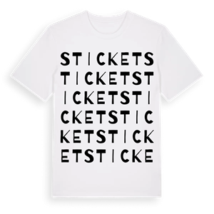 Sticket ordlek t-shirt – ekologisk bomull t-shirt från Pinshirt