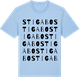 Blue Soul t-shirt med Stigabo ordlek t-shirt