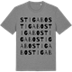 Mid Heather Gray t-shirt med Stigabo ordlek t-shirt