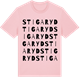 Pink Cotton t-shirt med Stigaryd ordlek t-shirt