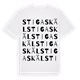 Stigaskäl ordlek t-shirt