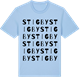 Blue Soul t-shirt med Stigby ordlek t-shirt