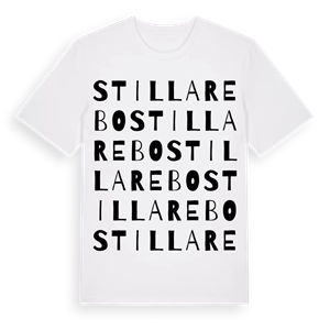 Stillarebo ordlek t-shirt – ekologisk bomull t-shirt från Pinshirt