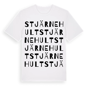 Stjärnehult ordlek t-shirt – ekologisk bomull t-shirt från Pinshirt