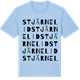 Blue Soul t-shirt med Stjärnelid ordlek t-shirt