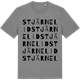 Mid Heather Gray t-shirt med Stjärnelid ordlek t-shirt