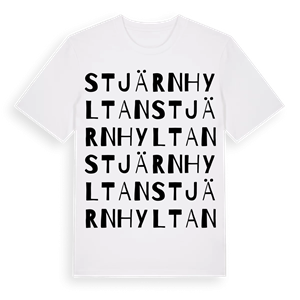 Stjärnhyltan ordlek t-shirt – ekologisk bomull t-shirt från Pinshirt