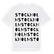 Stockholm ordlek t-shirt