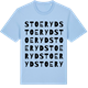 Blue Soul t-shirt med Stoeryd ordlek t-shirt