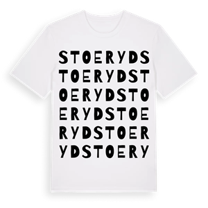 Stoeryd ordlek t-shirt – ekologisk bomull t-shirt från Pinshirt