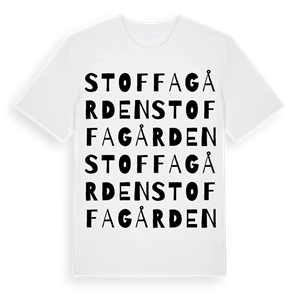Stoffagården ordlek t-shirt – ekologisk bomull t-shirt från Pinshirt