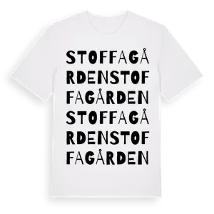 Stoffagården ordlek t-shirt – ekologisk bomull t-shirt från Pinshirt