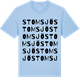 Blue Soul t-shirt med Stomsjö ordlek t-shirt