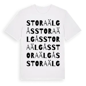 Stora Älgås ordlek t-shirt – ekologisk bomull t-shirt från Pinshirt