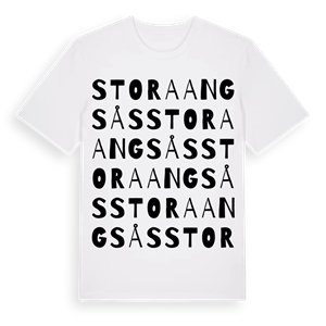 Stora Angsås ordlek t-shirt – ekologisk bomull t-shirt från Pinshirt