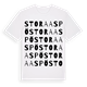 Stora Aspö ordlek t-shirt
