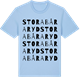 Blue Soul t-shirt med Stora Båraryd ordlek t-shirt