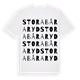 Stora Båraryd ordlek t-shirt