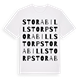 Stora Billstorp ordlek t-shirt