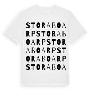 Stora Boarp ordlek t-shirt – ekologisk bomull t-shirt från Pinshirt