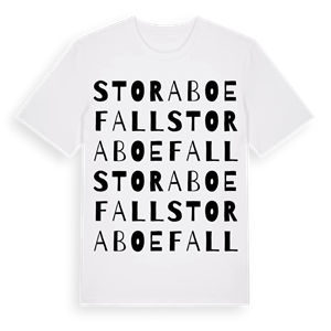 Stora Boefall ordlek t-shirt – ekologisk bomull t-shirt från Pinshirt