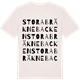 Vintage White t-shirt med Stora Bräknebacken ordlek t-shirt