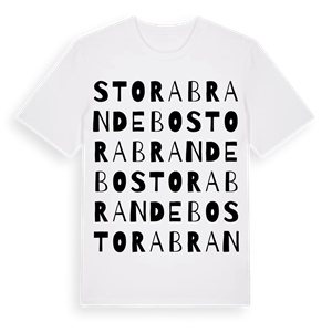 Stora Brandebo ordlek t-shirt – ekologisk bomull t-shirt från Pinshirt