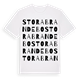 Stora Brandebo ordlek t-shirt