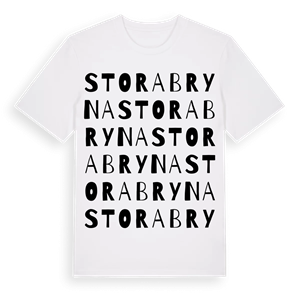 Stora Bryna ordlek t-shirt – ekologisk bomull t-shirt från Pinshirt