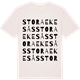 Vintage White t-shirt med Stora Ekesås ordlek t-shirt