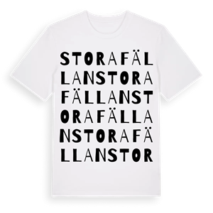 Stora Fällan ordlek t-shirt – ekologisk bomull t-shirt från Pinshirt