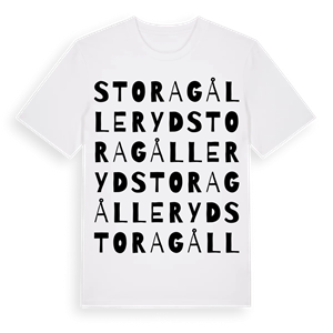Stora Gålleryd ordlek t-shirt – ekologisk bomull t-shirt från Pinshirt