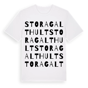Stora Galthult ordlek t-shirt – ekologisk bomull t-shirt från Pinshirt