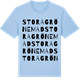 Blue Soul t-shirt med Stora Grönemad ordlek t-shirt
