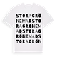 Stora Grönemad ordlek t-shirt