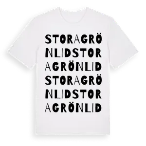 Stora Grönlid ordlek t-shirt – ekologisk bomull t-shirt från Pinshirt