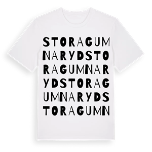 Stora Gumnaryd ordlek t-shirt – ekologisk bomull t-shirt från Pinshirt
