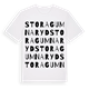 Stora Gumnaryd ordlek t-shirt