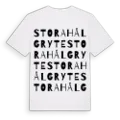Stora Hålgryte ordlek t-shirt