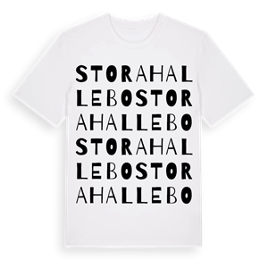 Stora Hallebo ordlek t-shirt – ekologisk bomull t-shirt från Pinshirt