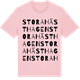 Pink Cotton t-shirt med Stora Hästhagen ordlek t-shirt