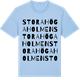 Blue Soul t-shirt med Stora Högaholmen ordlek t-shirt