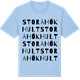 Blue Soul t-shirt med Stora Hökhult ordlek t-shirt