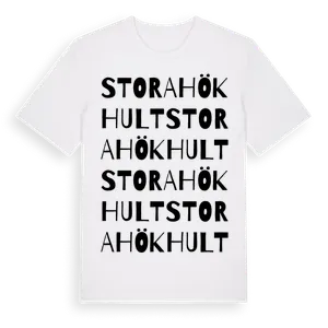 Stora Hökhult ordlek t-shirt – ekologisk bomull t-shirt från Pinshirt