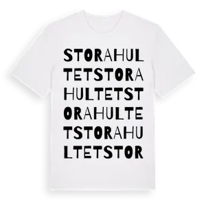 Stora Hultet ordlek t-shirt – ekologisk bomull t-shirt från Pinshirt