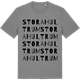 Mid Heather Gray t-shirt med Stora Hultrum ordlek t-shirt